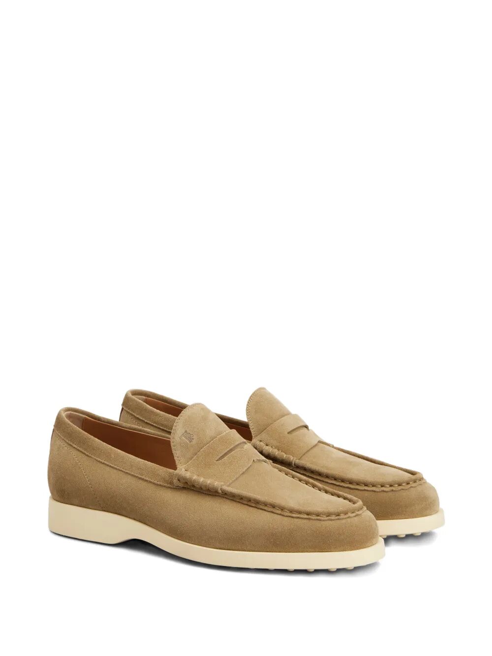 Tod's Men Light Suede Loafers