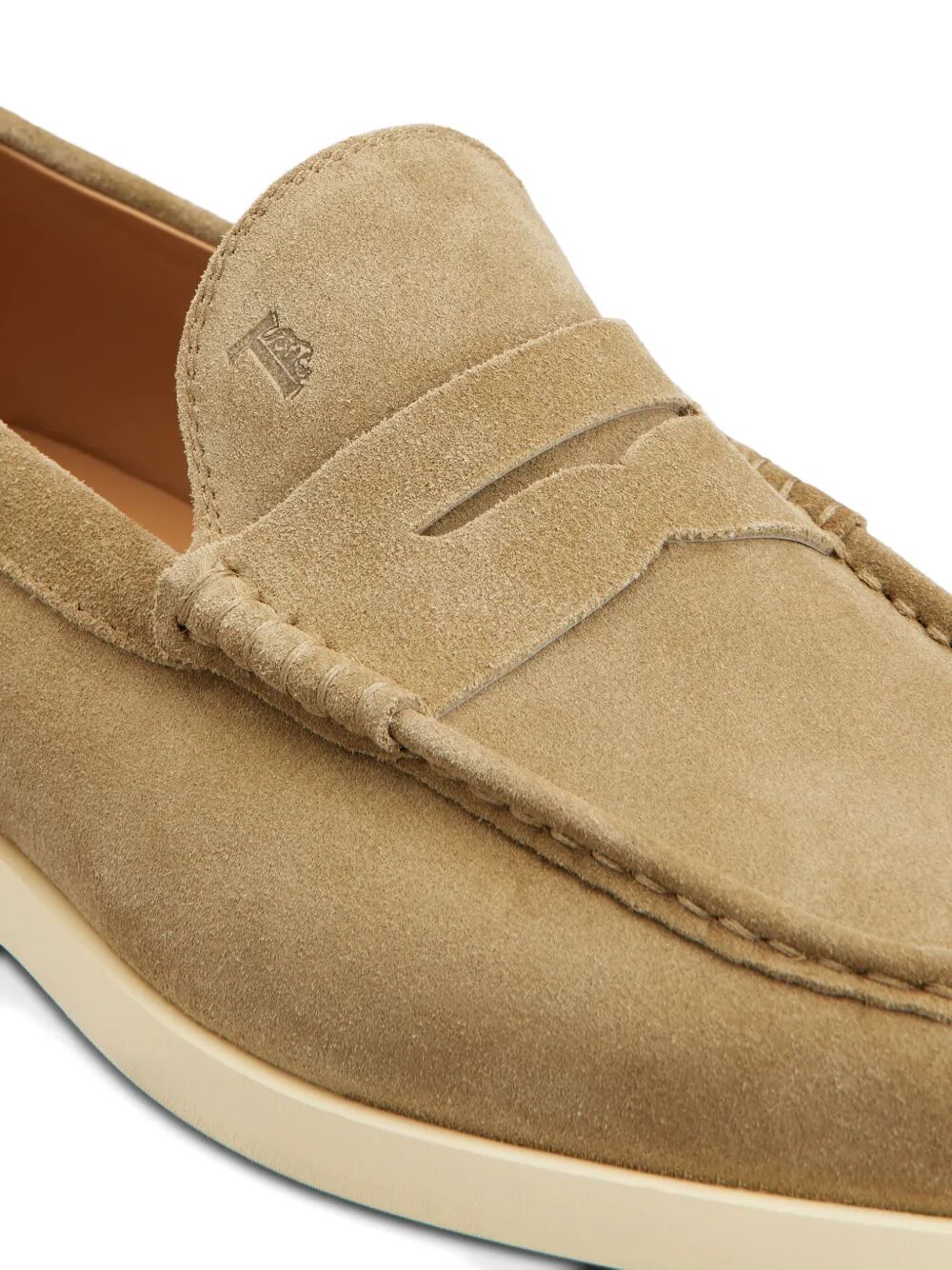 Tod's Men Light Suede Loafers