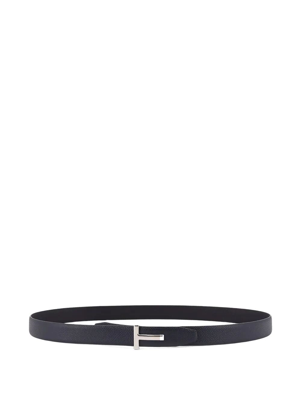 TOM FORD Tom Ford Men T-Buckle Two-Tone Grained Leather Belt