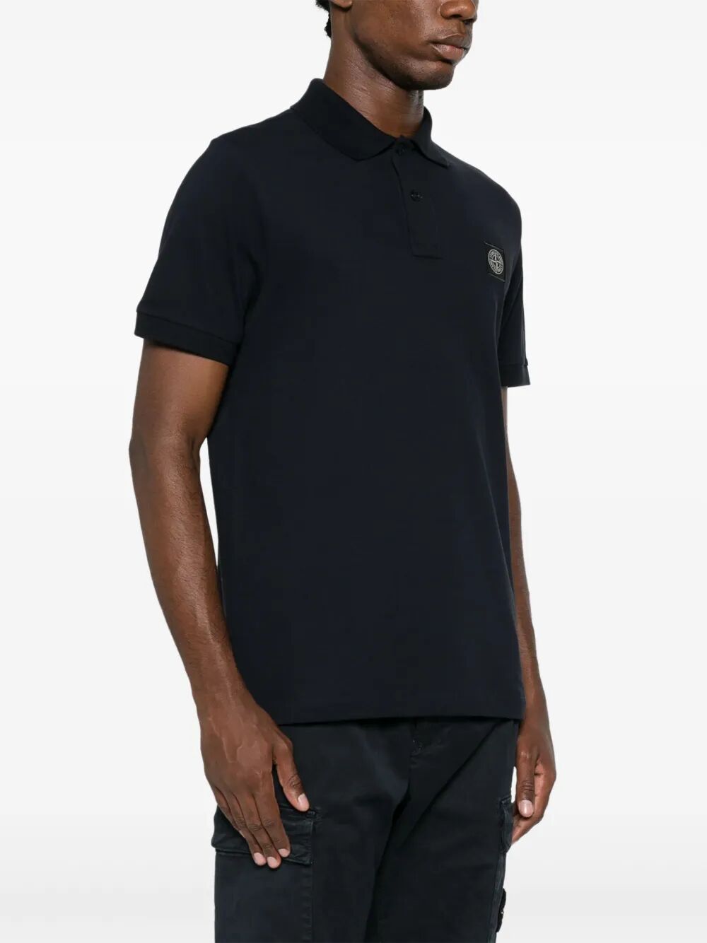 STONE ISLAND Stone Island Men Slim Fit Cotton Piqué Polo Shirt