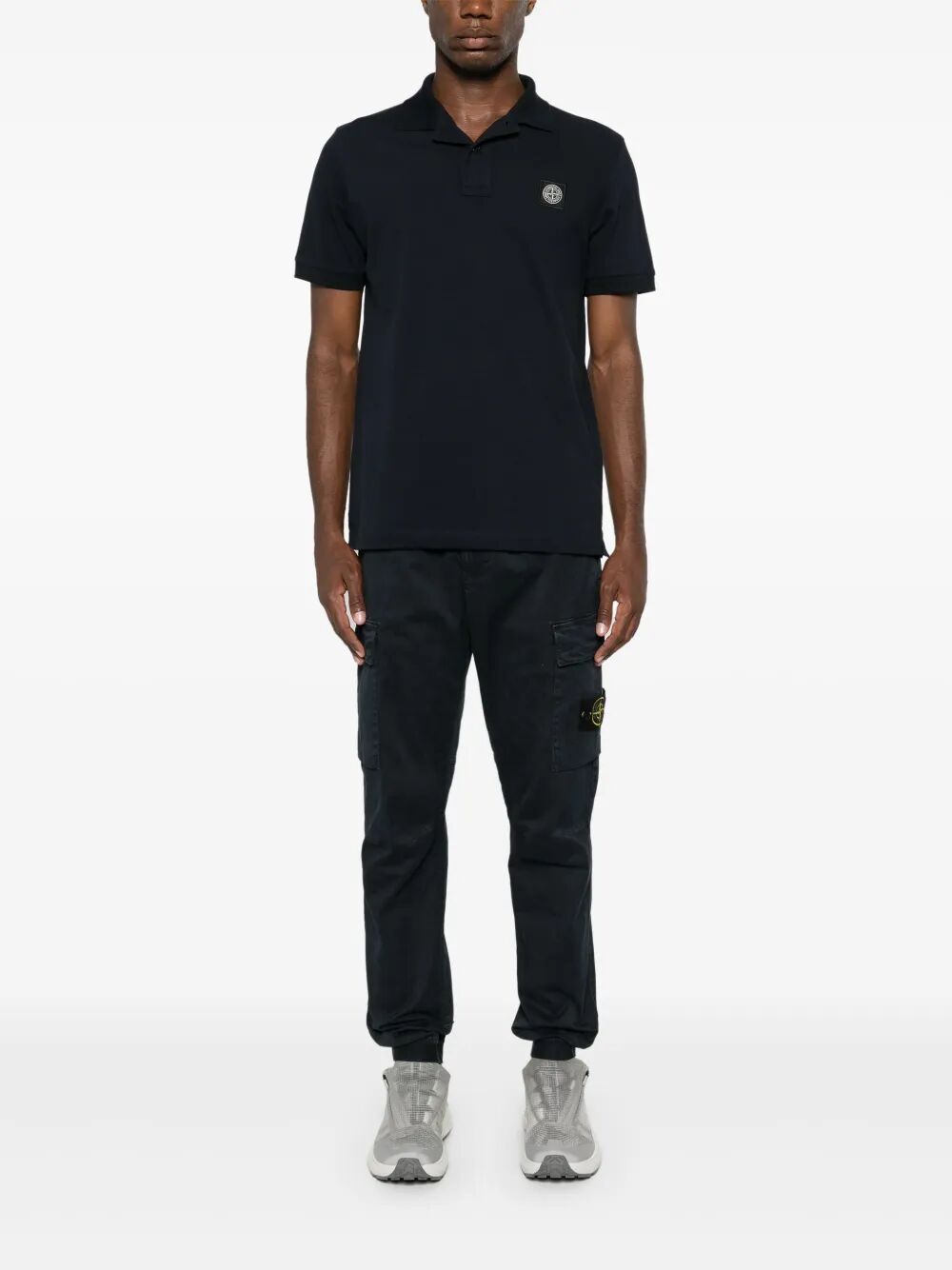 STONE ISLAND Stone Island Men Slim Fit Cotton Piqué Polo Shirt