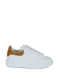 ALEXANDER MCQUEEN Oversized Sneakers In White/Tan Women