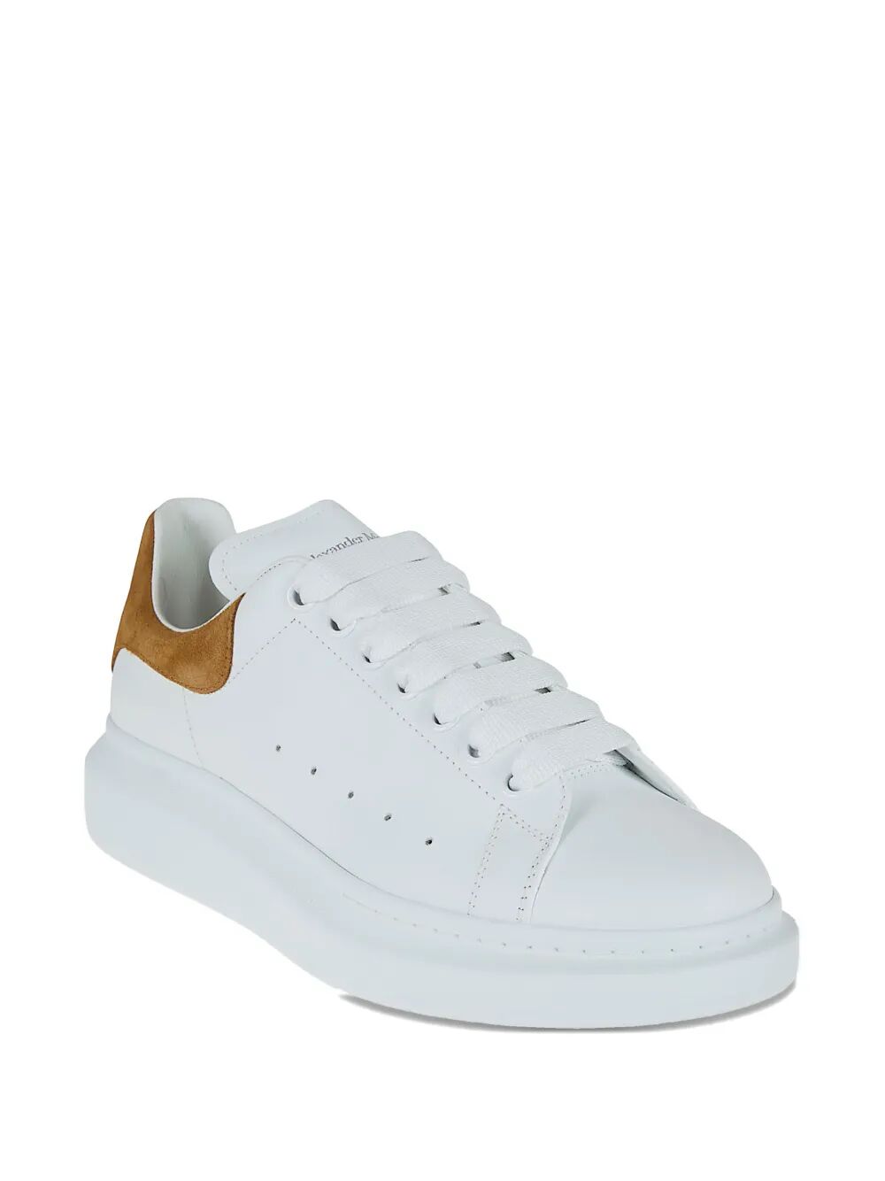 ALEXANDER MCQUEEN Oversized Sneakers In White/Tan Women