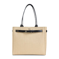 TOM FORD Raffia Smooth Calf Medium Tote Women