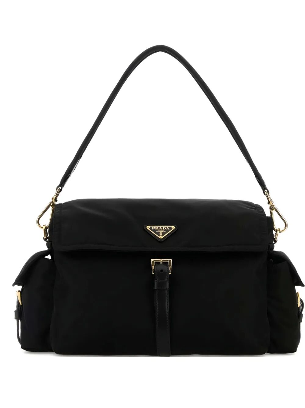 Prada Women Prada Explore Large Re-Nylon Shoulder Bag With Flap