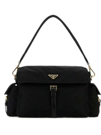 Prada Women Prada Explore Large Re-Nylon Shoulder Bag With Flap