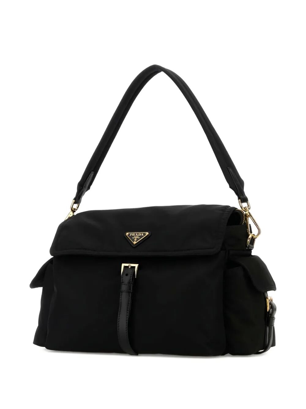 Prada Women Prada Explore Large Re-Nylon Shoulder Bag With Flap