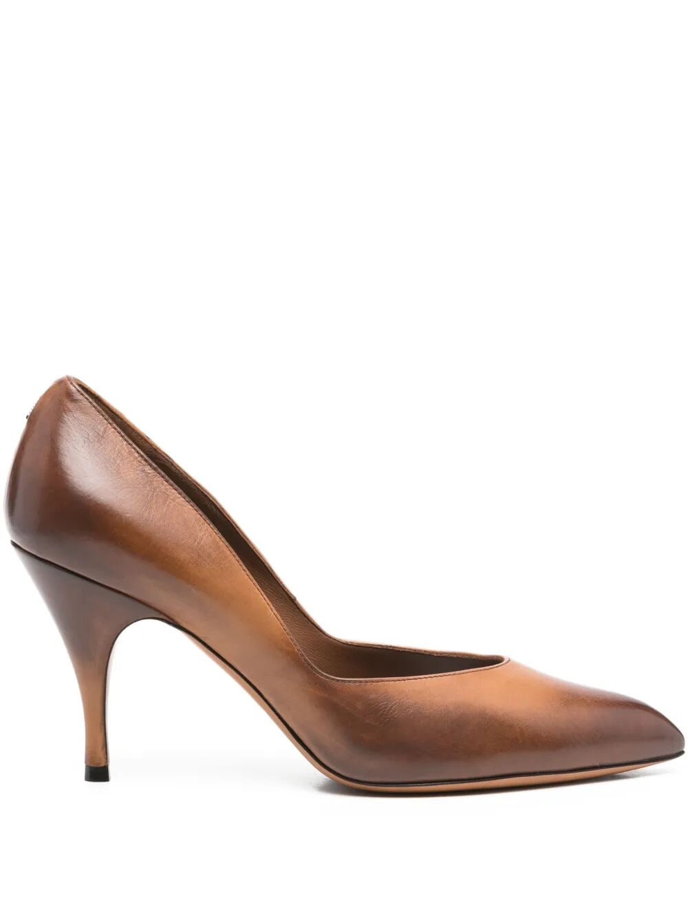 Miu Miu Women Ayers Vintage-Effect Leather Pumps