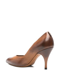 Miu Miu Women Ayers Vintage-Effect Leather Pumps