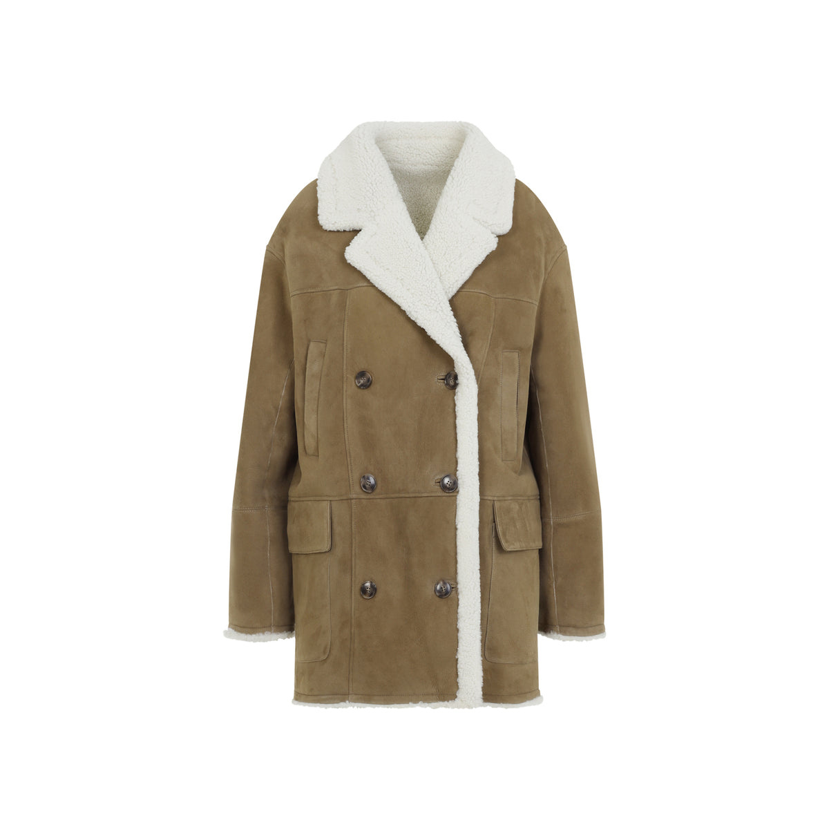 Yves Salomon Shearling Short Coat Women