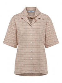 Prada Women Madras Print Shirt
