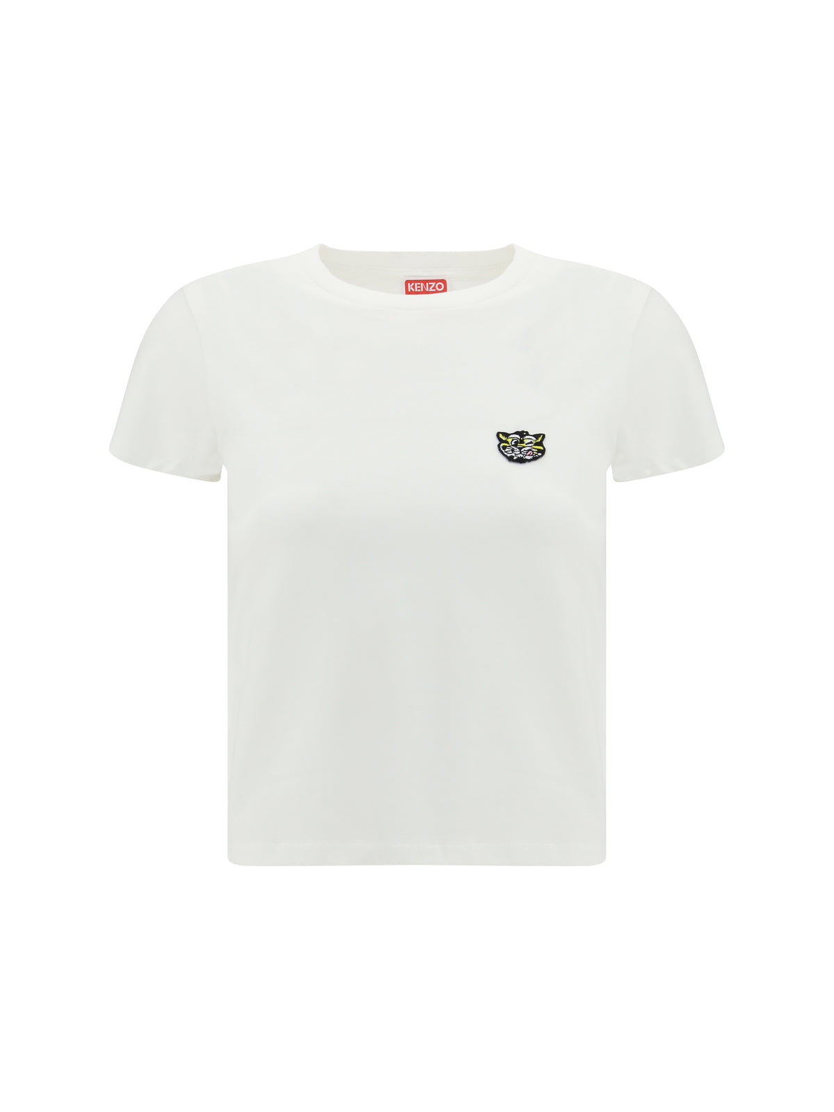 KENZO Kenzo Women Cotton T-Shirt With The Embroidered “Wild Tiger”