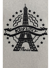 Kenzo Men Kenzo Eiffel Tower Design Cotton Sweatshirt