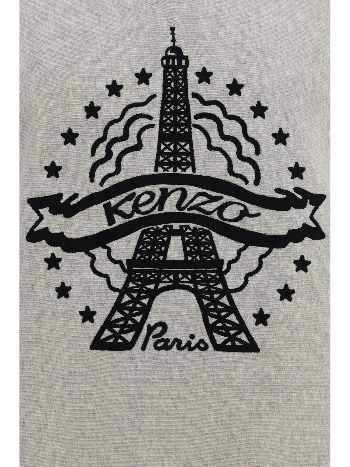 Kenzo Men Kenzo Eiffel Tower Design Cotton Sweatshirt