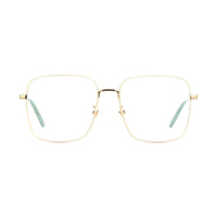 Gucci Gucci Eyeglasses Aviator Full Rim, Gold Frame and Clear Demo Lenses Lens GG0445O001