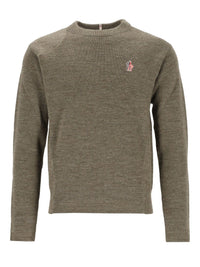 Moncler Grenoble Men Wool Sweater With Logo