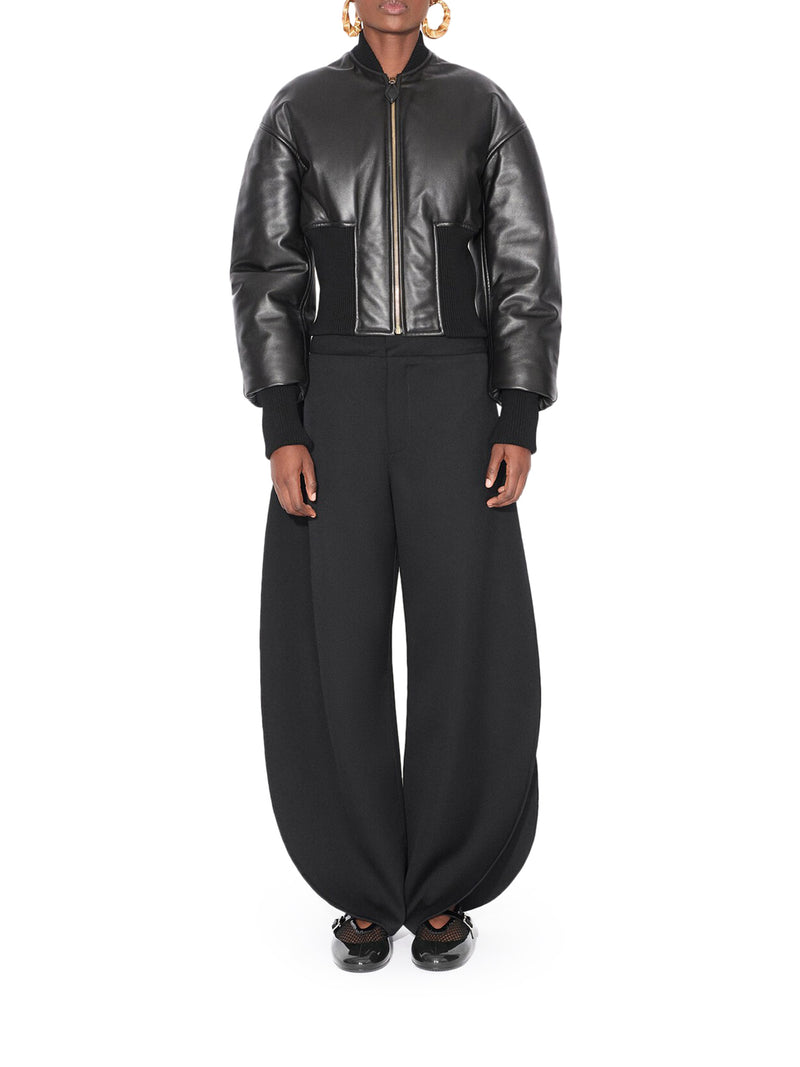Alaia Women Petal Wool Trousers