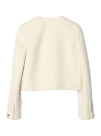 Celine Women Icon Jacket In Natté Cashmere And Wool