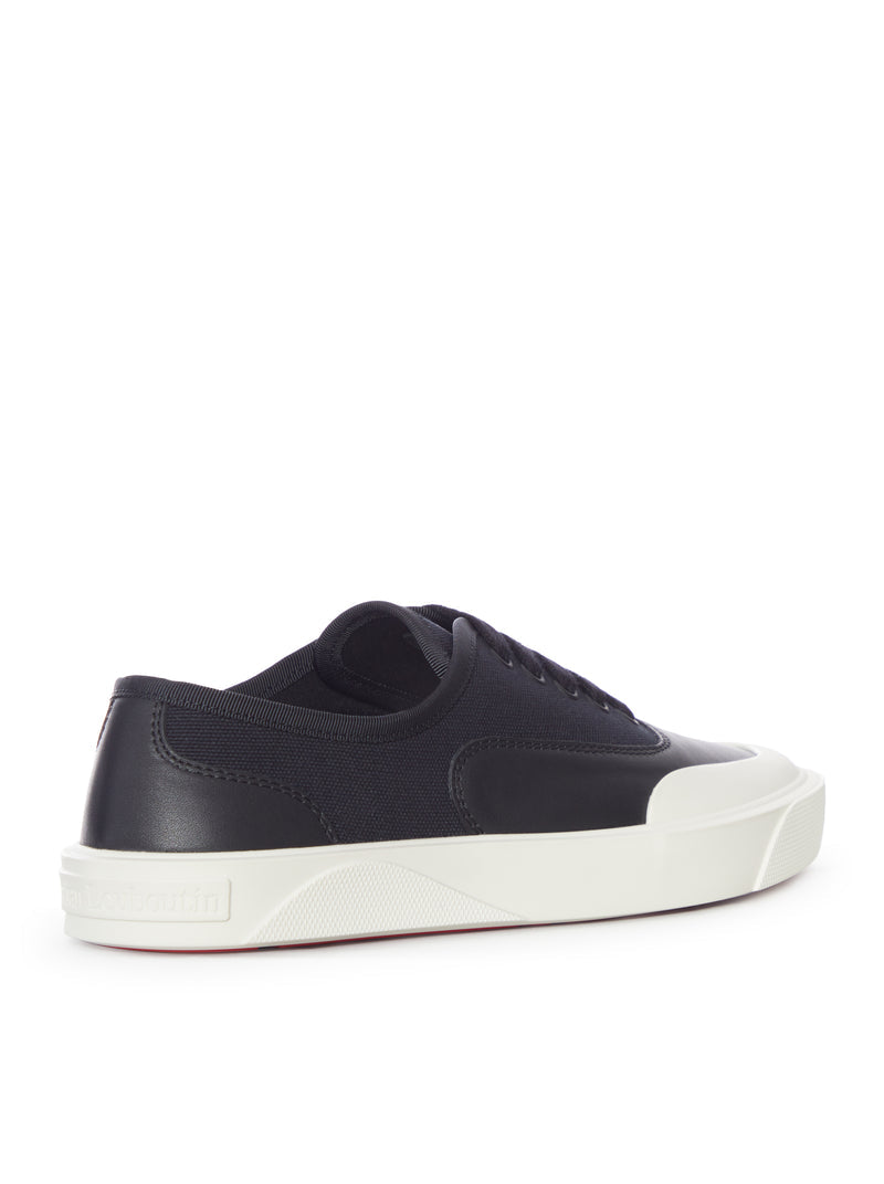 Christian Louboutin Men Tactical Skate Sneakers In Calfskin And Cotton