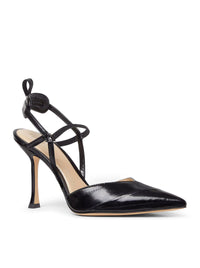 Fendi Women Very Colibrì Black Missina High Heel Slingback