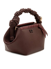 Ganni Women Bou Mini Tressé Shoulder Bag In Hammered Leather