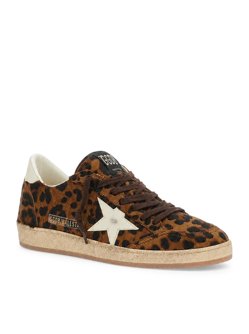 Golden Goose Deluxe Brand Women Brown Leather Ball-Star Sneakers