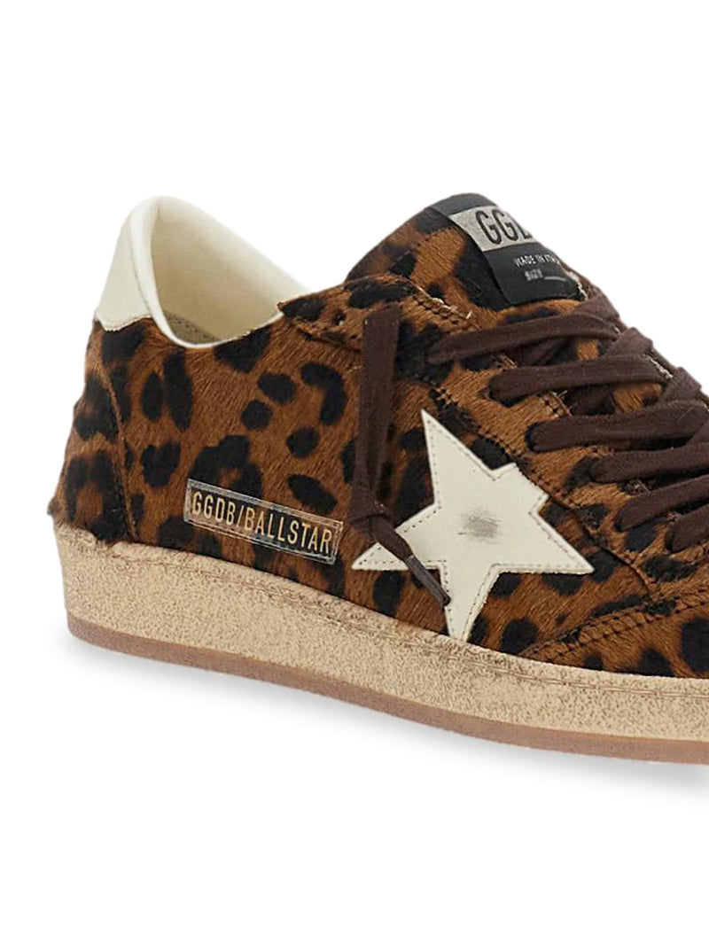 Golden Goose Deluxe Brand Women Brown Leather Ball-Star Sneakers