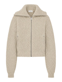 Lemaire Women Alpaca Zip-Up Cardigan