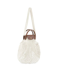 Longchamp Women Le Pliage Filet Handle Bag L