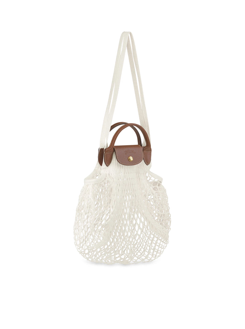 Longchamp Women Le Pliage Filet Handle Bag L