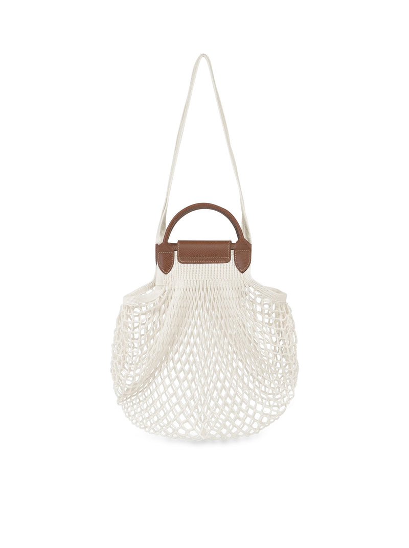 Longchamp Women Le Pliage Filet Handle Bag L