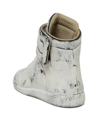 Maison Margiela Men Future Mid-Top Sneaker In Patent White
