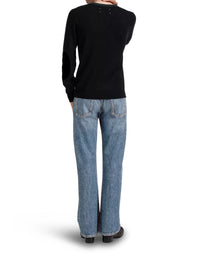 Maison Margiela Men Color-Block Crew-Neck Sweater