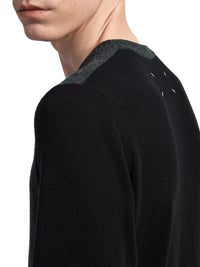 Maison Margiela Men Color-Block Crew-Neck Sweater