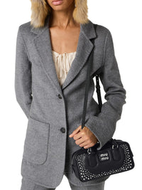 Miu Miu Women Studded Leather Arcadie Bag