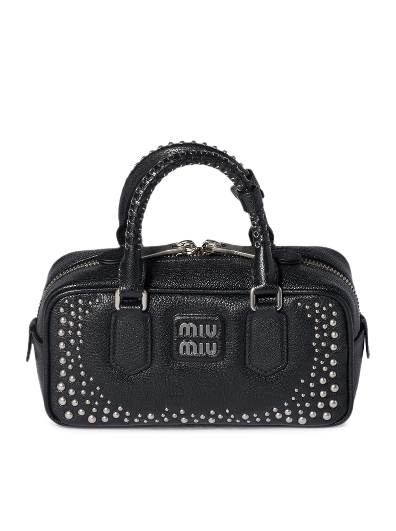 Miu Miu Women Studded Leather Arcadie Bag