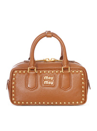Miu Miu Women Arcadie Bag With Gold Studs