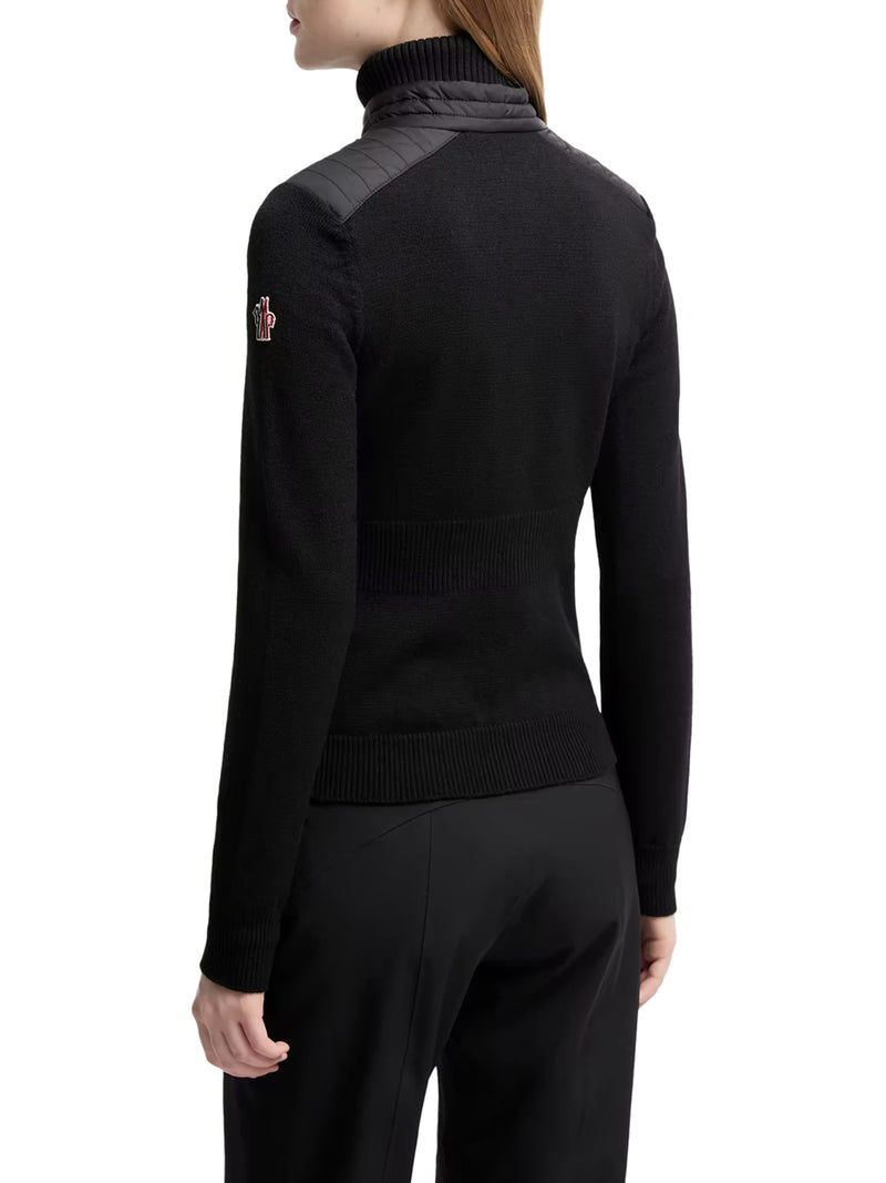 Moncler Grenoble Women Padded Wool-Blend Cardigan
