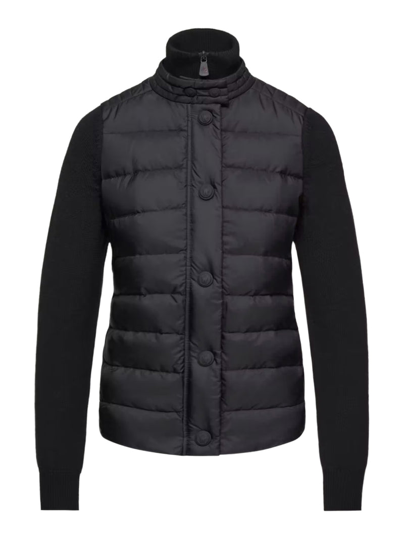 Moncler Grenoble Women Padded Wool-Blend Cardigan