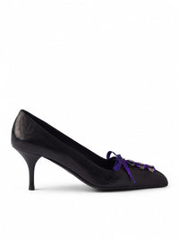 Prada Women Décolleté In Antique Effect Leather