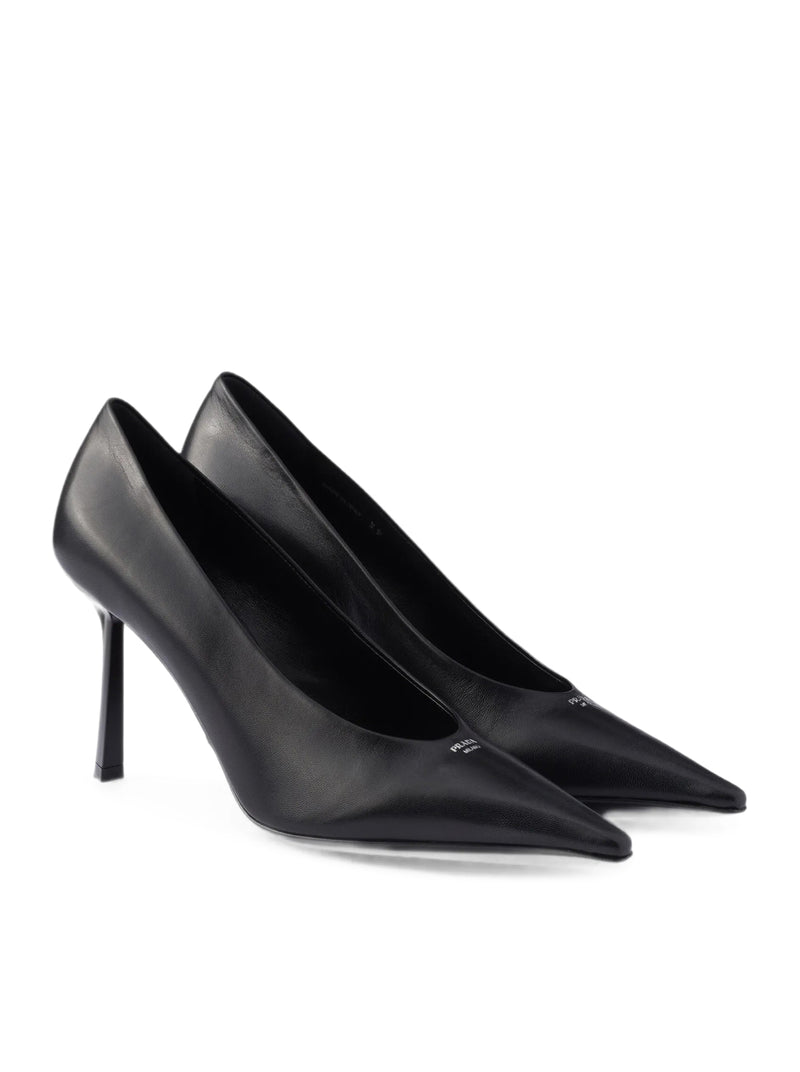 Prada Women Pointed Pump In Smooth Leather