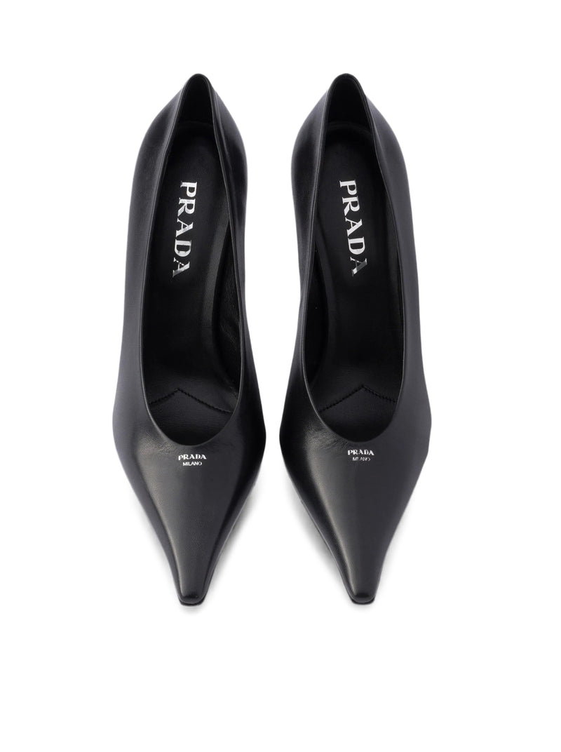 Prada Women Pointed Pump In Smooth Leather