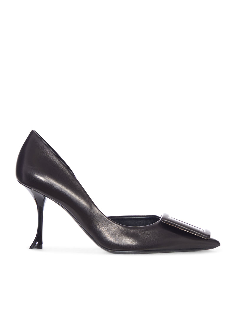 Roger Vivier Women Leather Décolleté With Tone-On-Tone Buckle