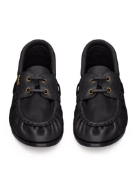 Saint Laurent Men Le Loafer Bateau Loafers In Smooth Leather