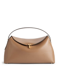 Toteme Women T-Lock Leather Handbag