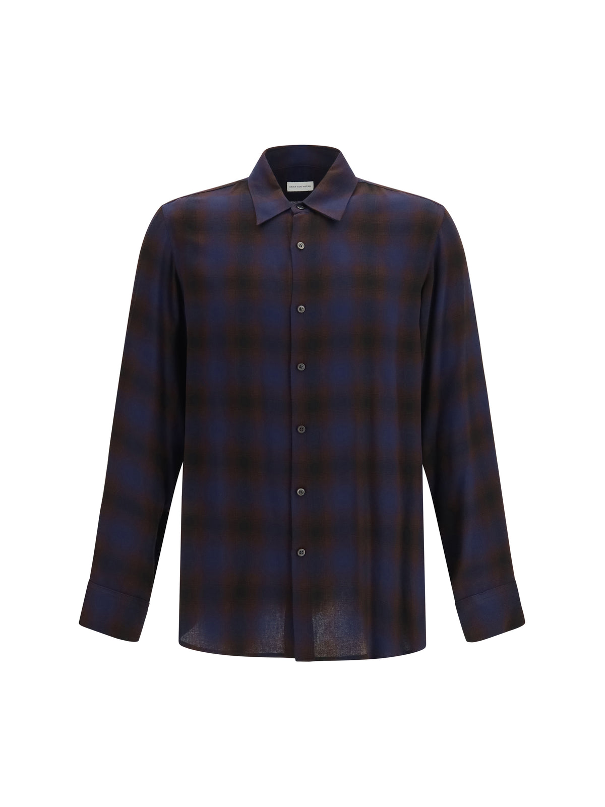 Dries Van Noten Men Check Shirt