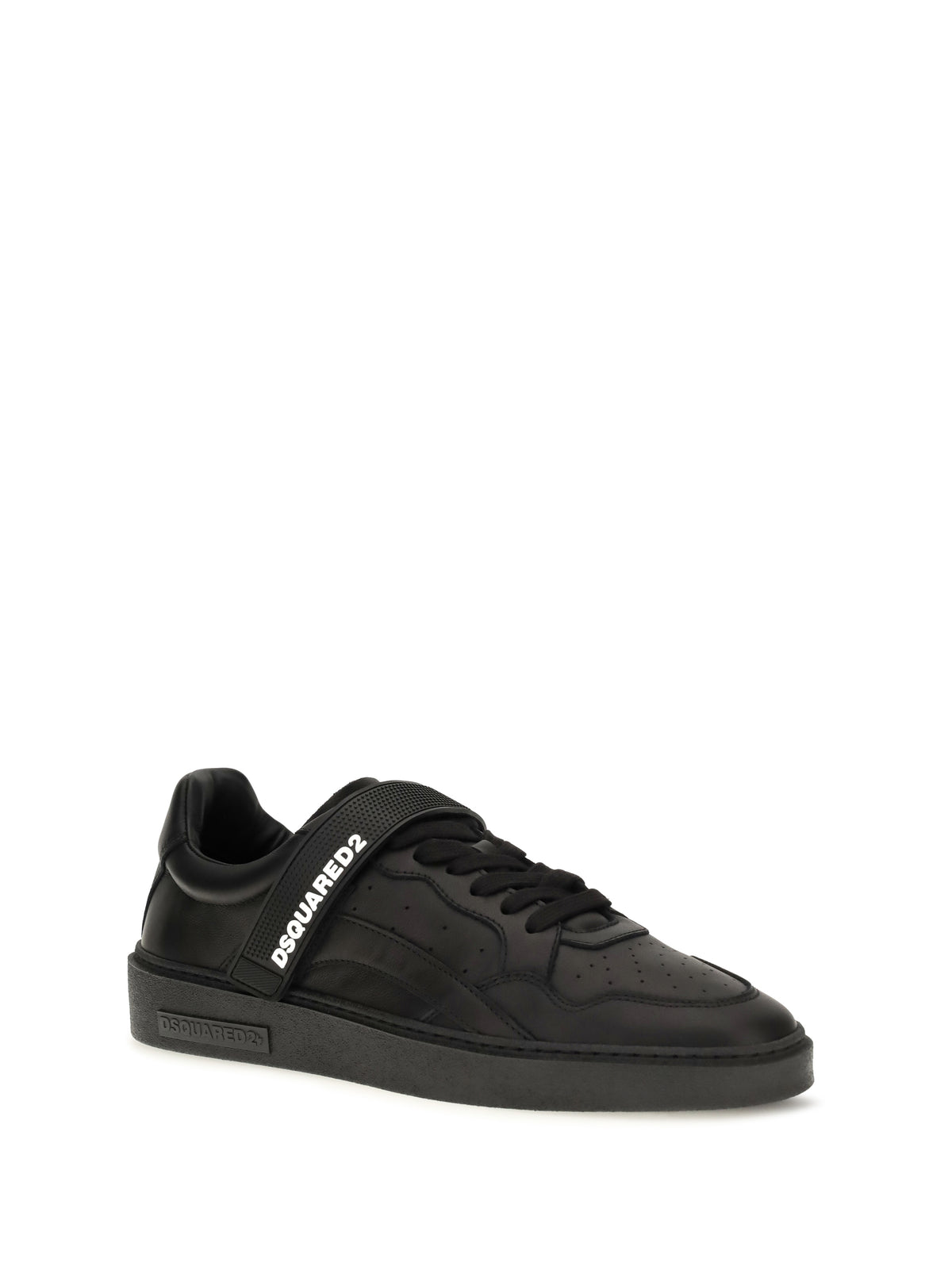 Dsquared2 Men Leather Strap Sneakers