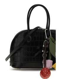 SELF-PORTRAIT Self-Portrait Women Toast Crocodile-Effect Leather Handbag