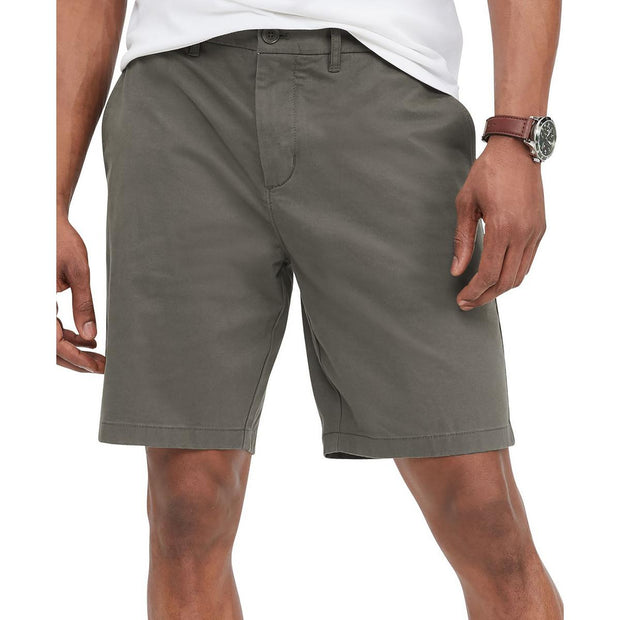 Mens Stretch Mid Rise Casual Shorts