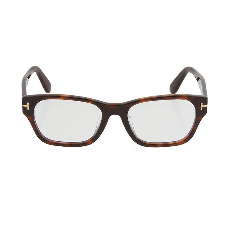 Tom Ford Tom Ford Eyeglasses Rectangle Full Rim, Dark Havana Frame and Clear Demo Lenses Lens FT5781-D-B052
